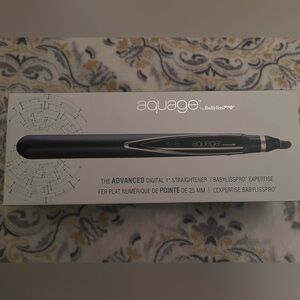 Aquage by BaBylissPRO Black Digital Straightener